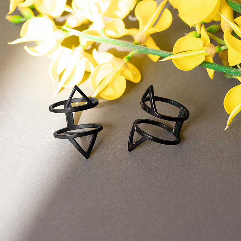 انگشتر دخترانه مدل مثلثی کد tda125