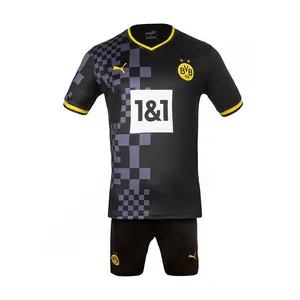 ست تی شرت و شلوارک ورزشی مردانه مدل دورتمند Away 2023