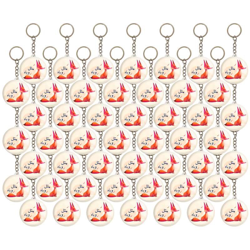 جاکلیدی خندالو مدل جشن الفبای کلاس اول ر مثل روباه کد S68 بسته 49 عددی