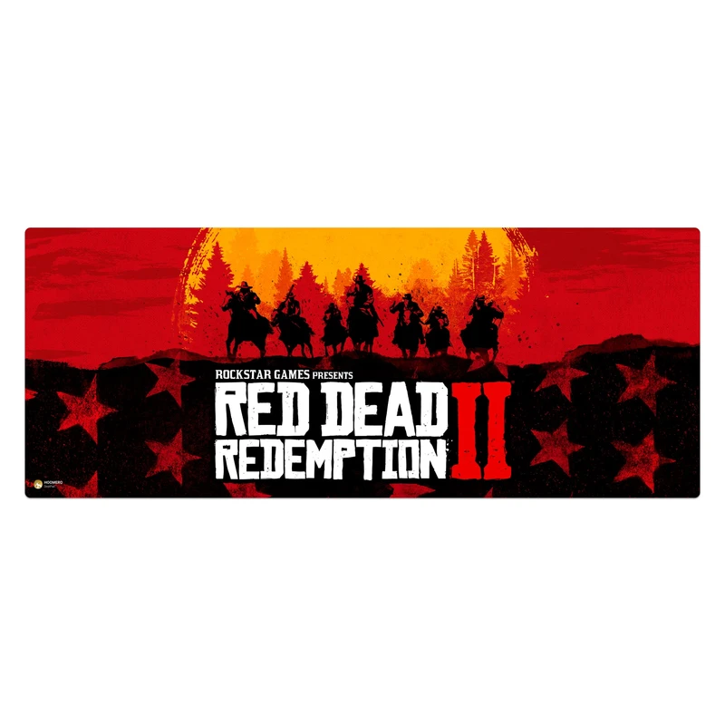 ماوس پد هومرو مدل HX307 طرح Red Dead Redemption سایز 40x100 سانتی‌متر