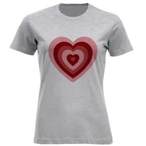 تی شرت آستین کوتاه زنانه مدل قلب کد A15
