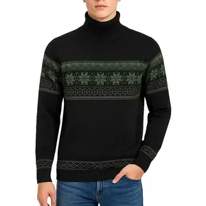 پلیور یقه اسکی مردانه مدل ژاکارت کد 04