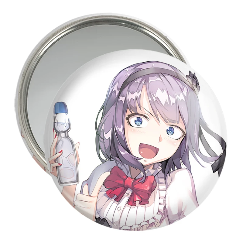 آینه جیبی خندالو مدل شیداره انیمه داگاشی کاشی Dagashi Kashi  کد 23383