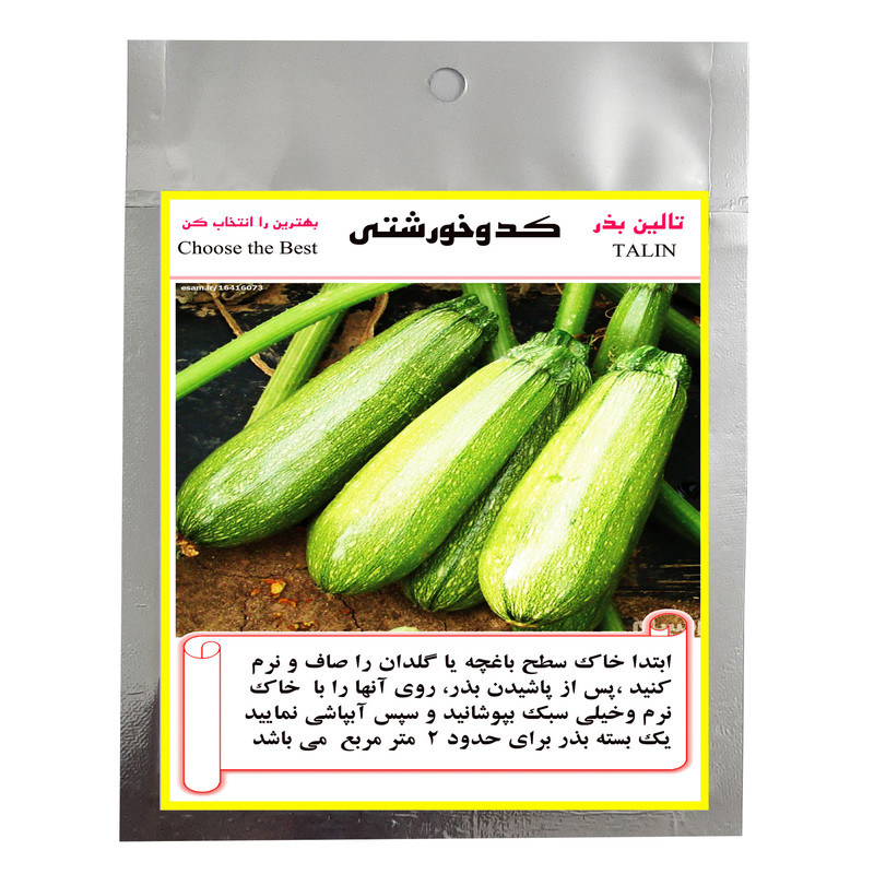 بذر کدو خورشتی تالین بذر کد BZT-002