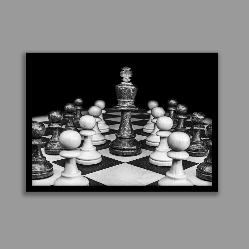 تابلو لیلیان طرح شطرنج کد LA-G10330-2