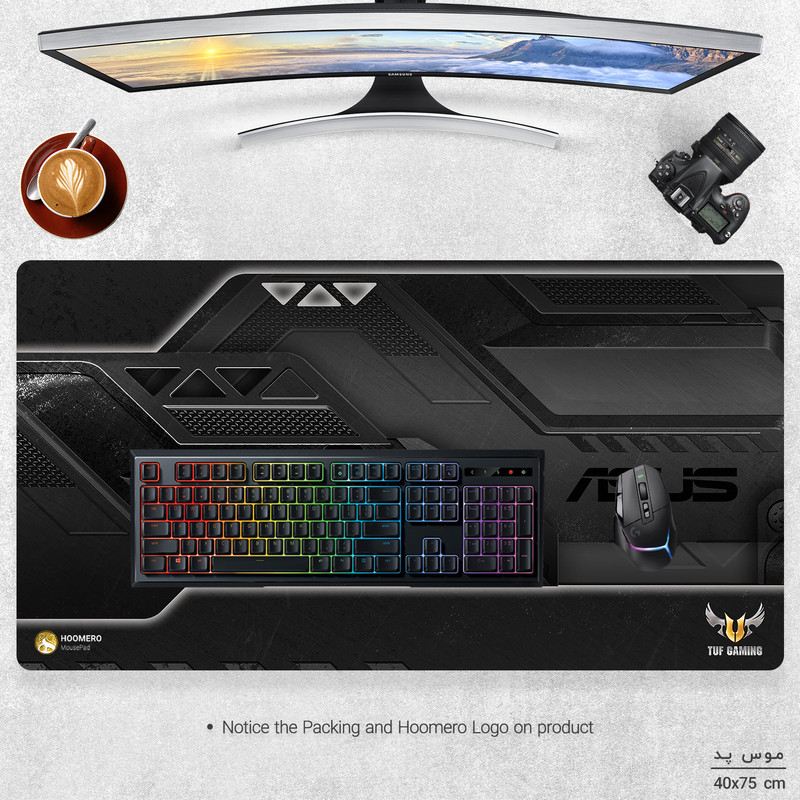 ماوس پد مدل MX1802 طرح Tuf Gaming