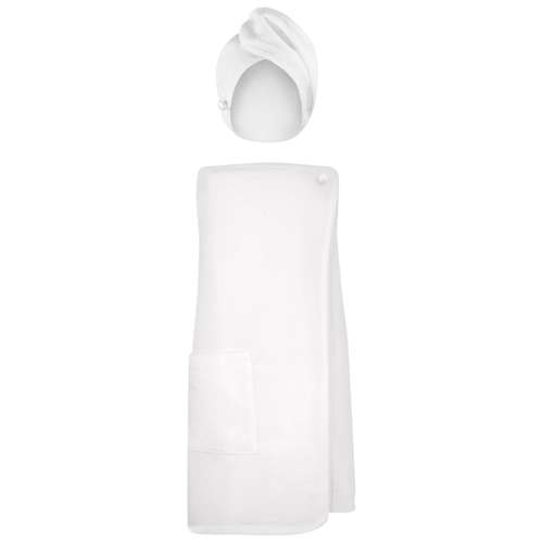 حوله استخری مدل دکلته کد 221    سایز 136×80 سانتی‌متر به همراه حوله کلاهی