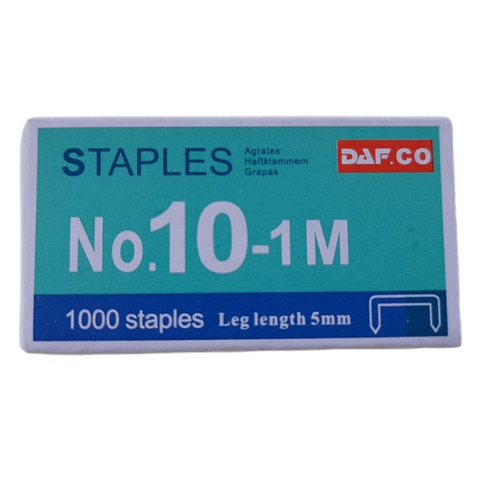 سوزن منگنه استاپلس کد 324405 سایز 10/1 بسته 1000 عددی