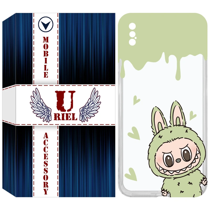 کاور یوریل مدل Clear کد 132 طرح لبوبو مناسب برای گوشی موبایل اپل iPhone XS Max