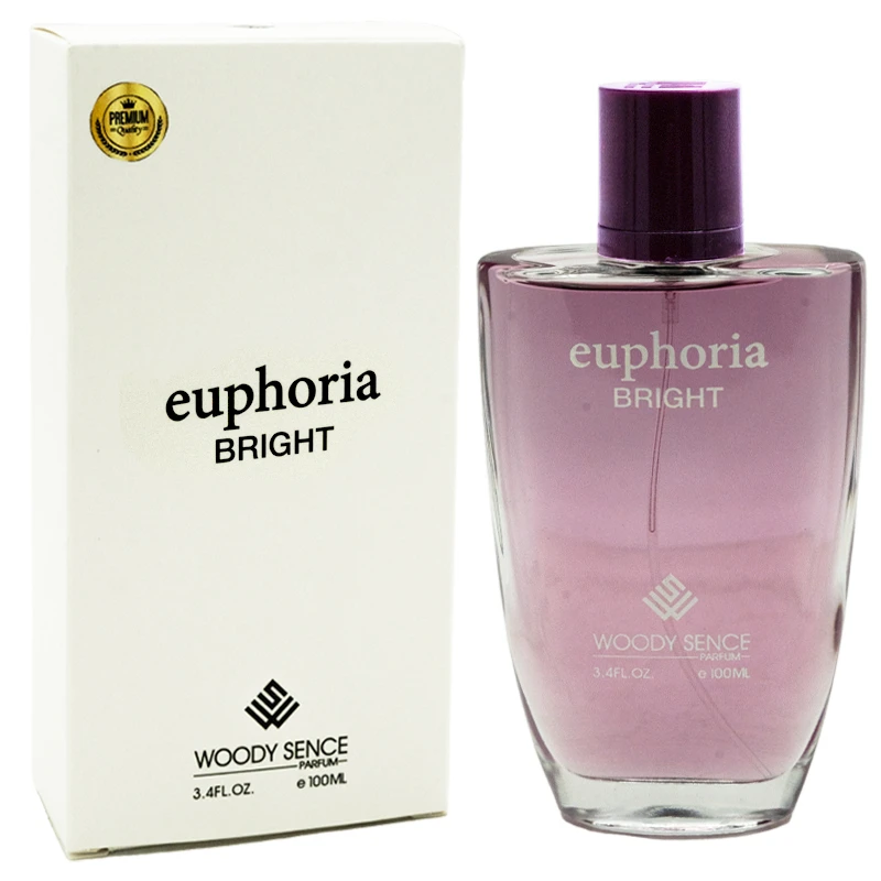 ادوپرفیوم زنانه وودی سنس مدل euphoria bright با رایحه گرم حجم 100 میلی لیتر