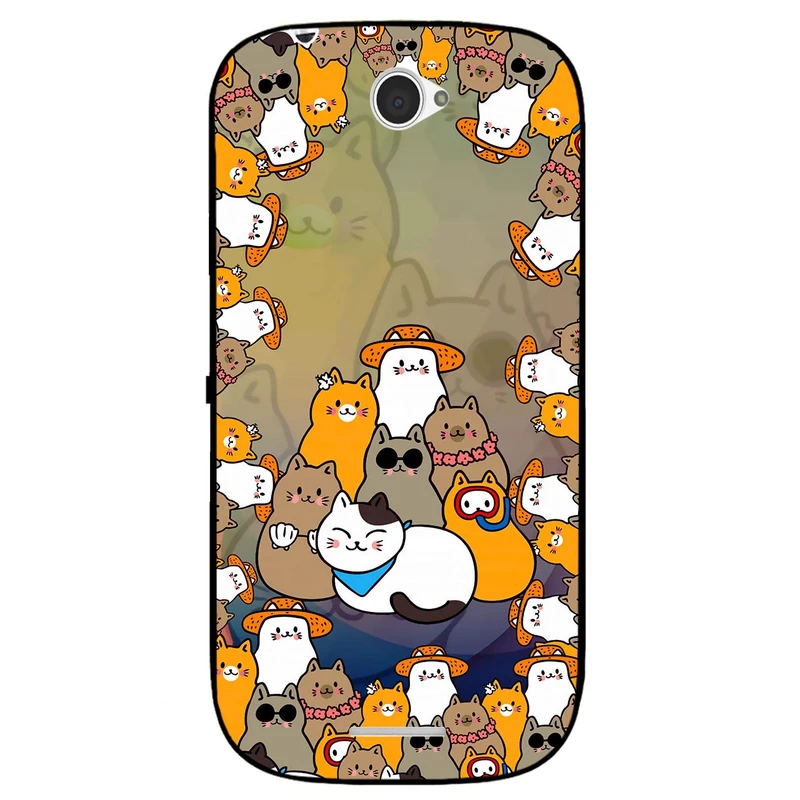 کاور مگافون طرح گربه مدل 7717 مناسب برای گوشی موبایل سونی Xperia E4