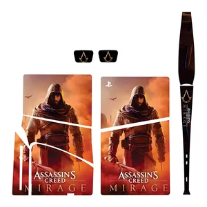برچسب کنسول بازی پلی استیشن5 اسلیم دیسک خور توییجین وموییجین مدل14 assassins creed مجموعه7 عددی