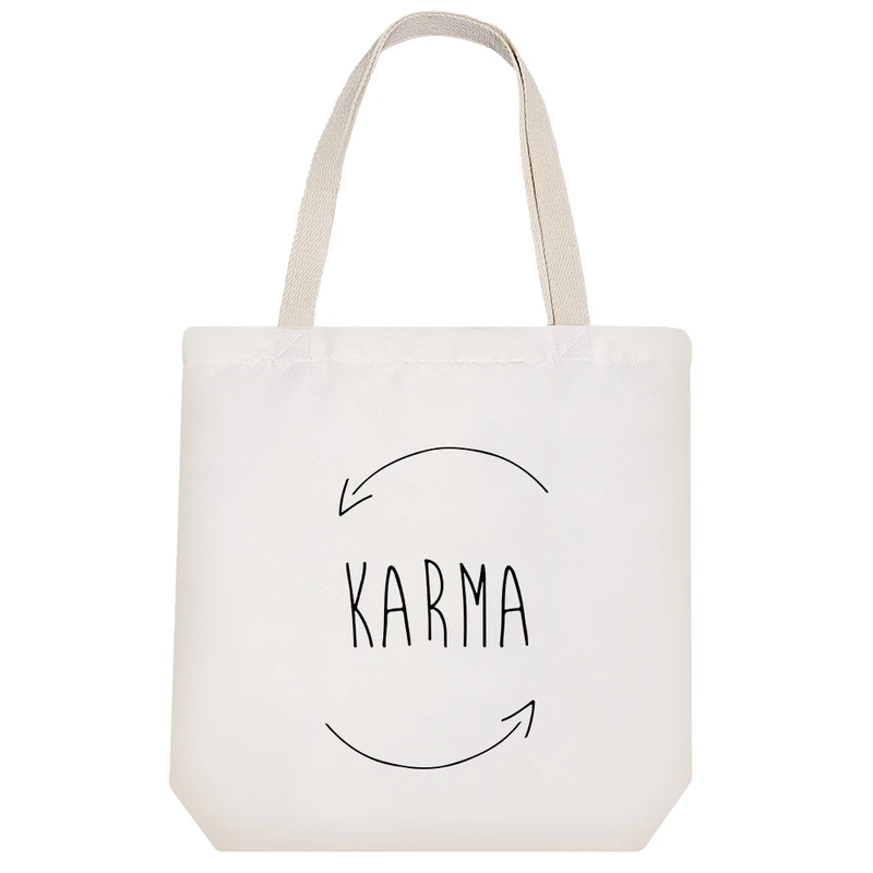 ساک خرید خندالو طرح Karma کد H1030