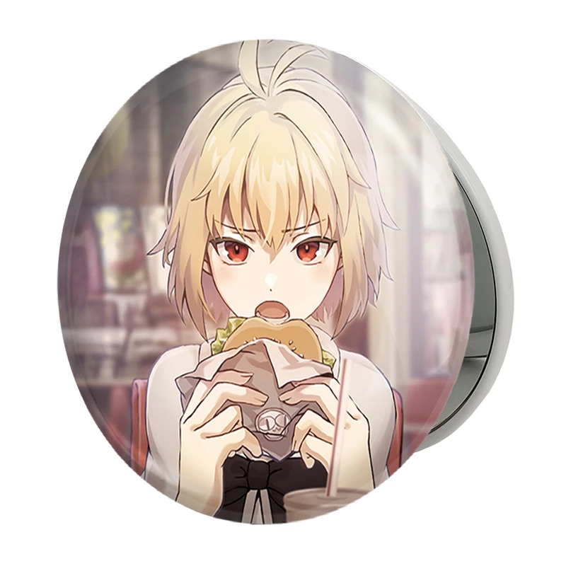 آینه جیبی خندالو طرح بازی تسوکی هیمه‌ (Tsukihime) مدل تاشو کد 34519