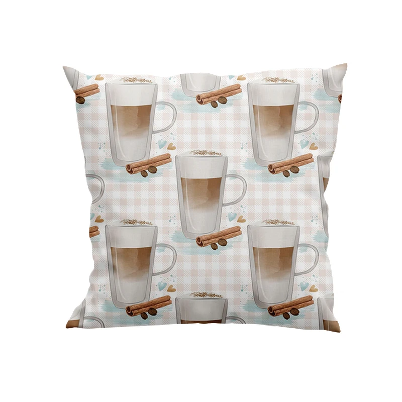 کوسن پاد آفرین مدل قهوه و چوب دارچین کد DKK488