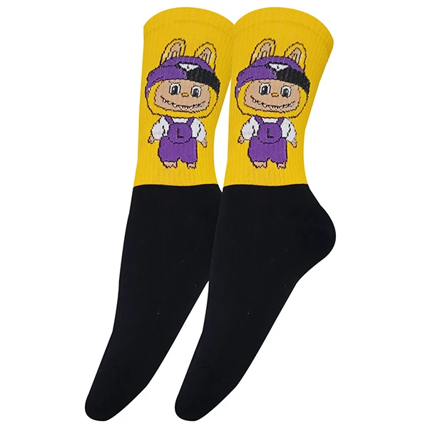 جوراب ساق بلند مردانه تن پوش هنگامه مدل پنبه کش اسپرت لبوبو کد YW1