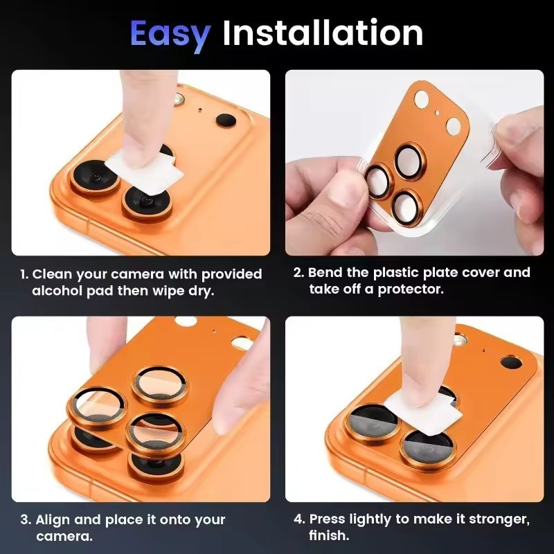 محافظ لنز دوربین گرین لاین مدل Camera Lens Pro مناسب برای گوشی موبایل اپل iPhone 17 Pro 
