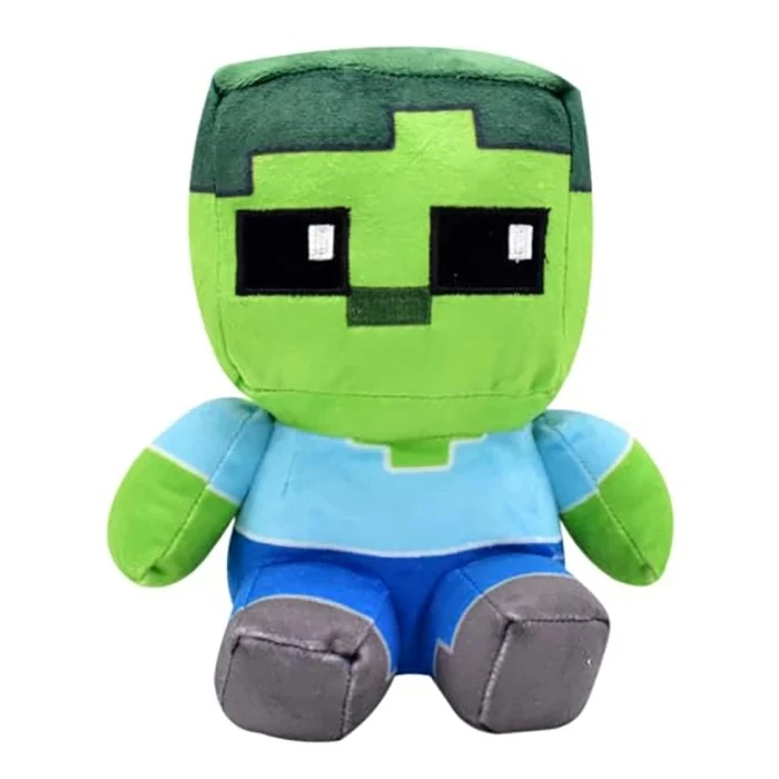 عروسک طرح ماینکرافت نشسته کد JI110 ارتفاع 50 سانتی‌متر