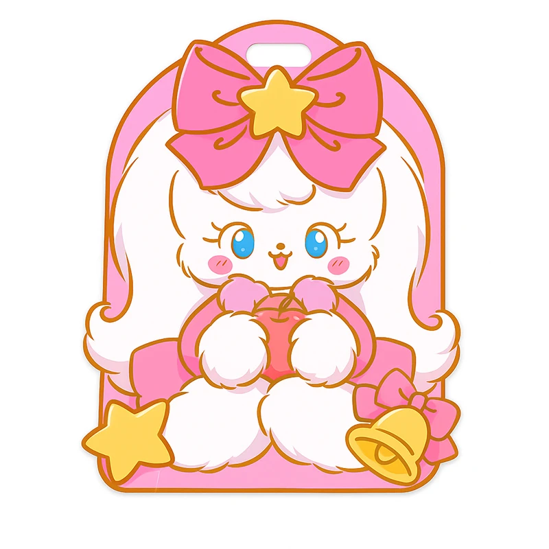 کیسه زیپ دار مدل فانتزی پلاستیکی طرح گربه شیطون مجموعه 2 عددی