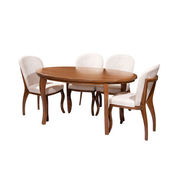 میز و صندلی ناهارخوری 4 نفره مدل پاتریسا کد 8523