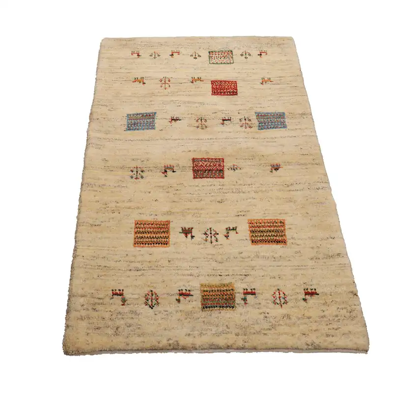 گبه دستباف مدل درخشان کد 40101218