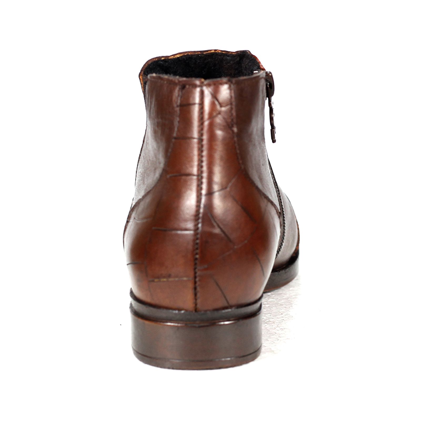 نیم بوت زنانه چرم چهل ستون کد 760-S - - 5