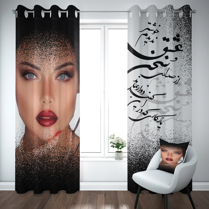 پرده مدل b1261 سایز 140×280 سانتی متر