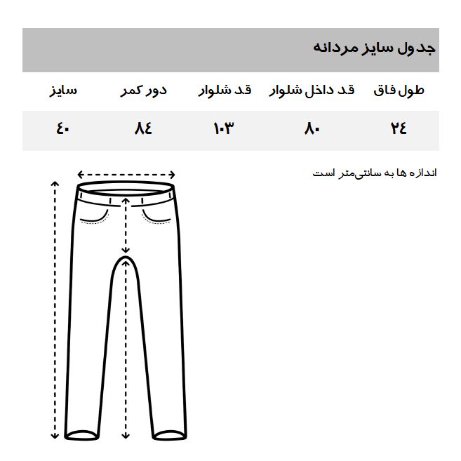 شلوار مردانه مانگو مدل کتان SB723NEW -  - 2