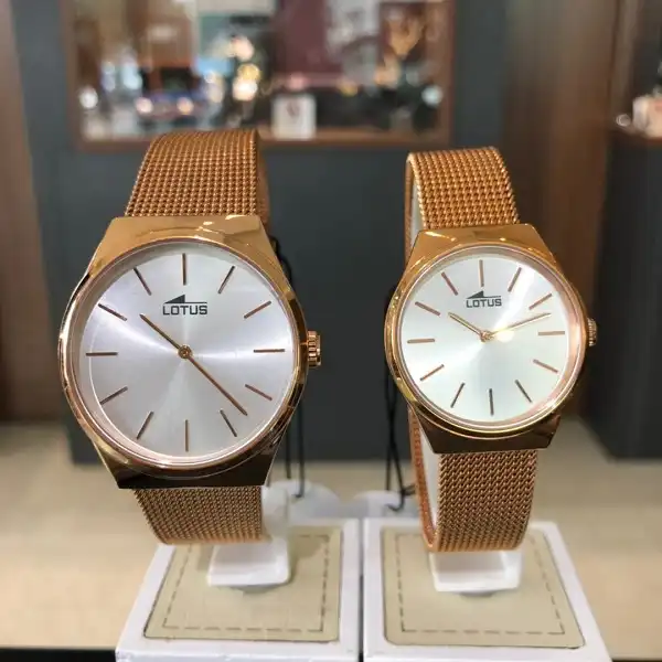ست ساعت مچی عقربه ای زنانه و مردانه لوتوس مدل L18289.1