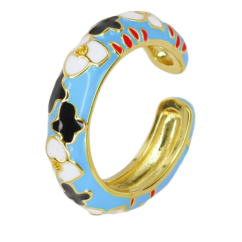 انگشتر زنانه زودیکا مدل  میناکاری کد AAE640