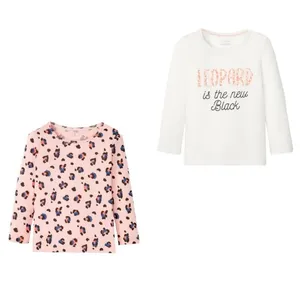 تی شرت دخترانه لوپیلو مدل YS001 مجموعه 2 عددی