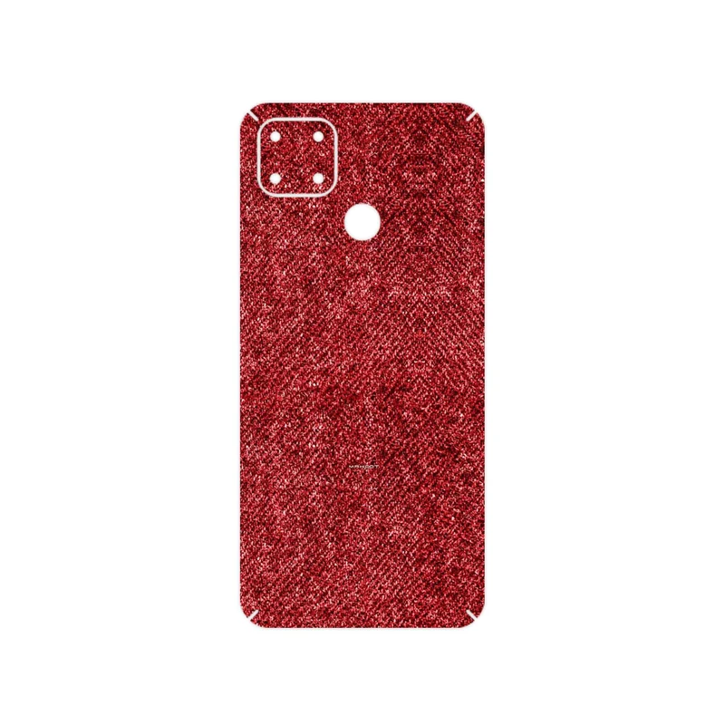 برچسب پوششی ماهوت مدل Fabric Texture 4 مناسب برای گوشی موبایل ریلمی C25s