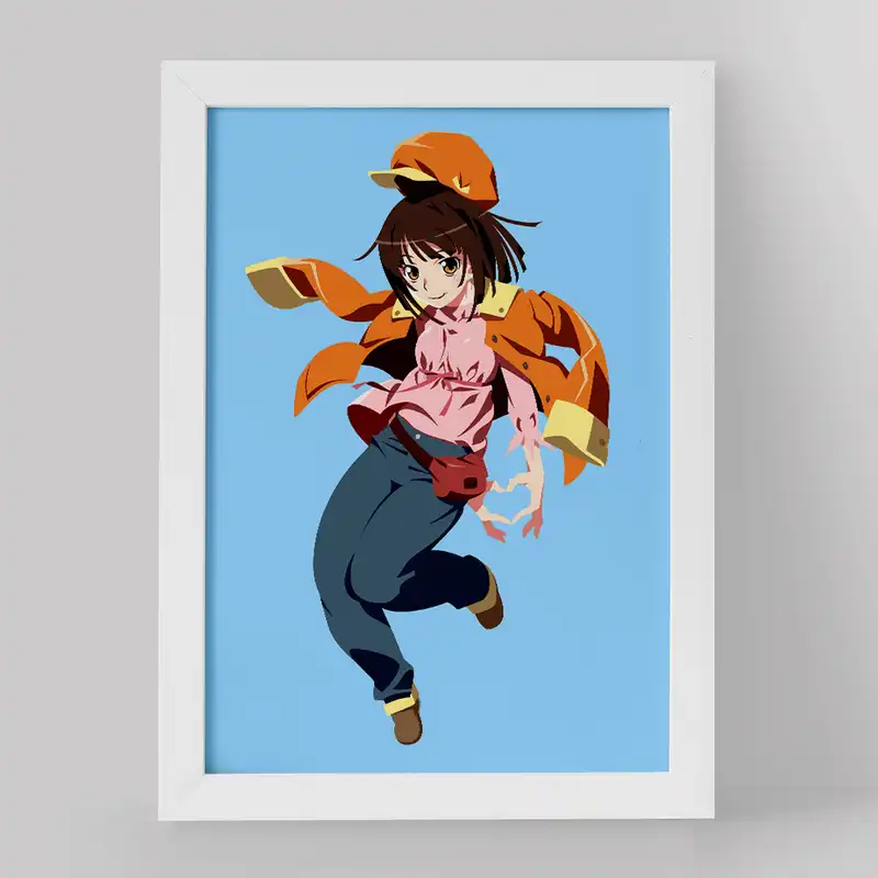 تابلو خندالو مدل نادکو سنگوکو انیمه مونوگاتاری کد 16199