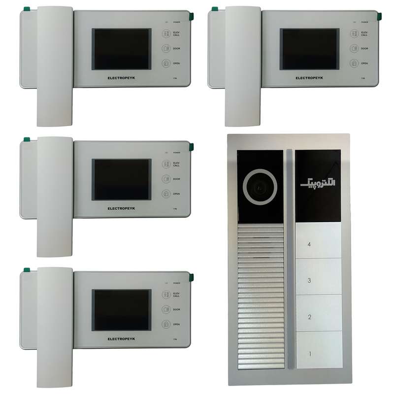 دربازکن تصویری الکتروپیک مدل 1196 کد 1103 مجموعه 5 عددی