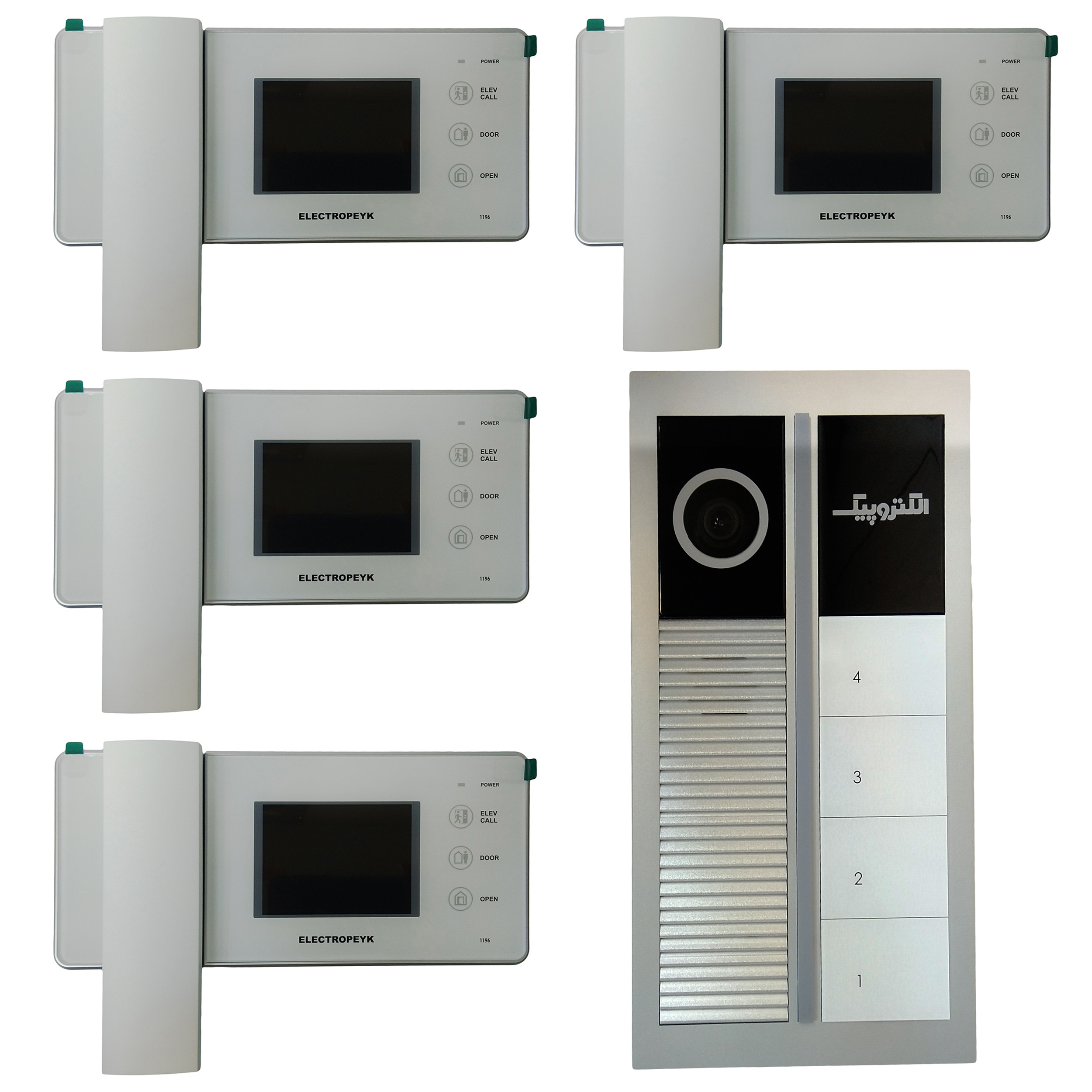 دربازکن تصویری الکتروپیک مدل 1196 کد 1103 مجموعه 5 عددی