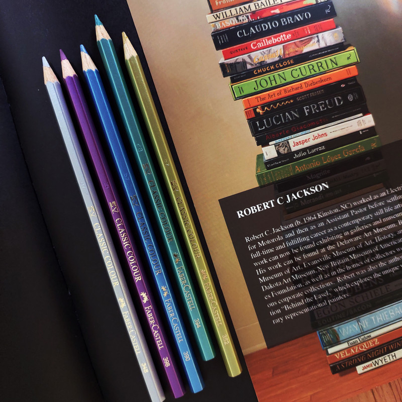 مداد رنگی 5 رنگ فابر کاستل مدل Metallic