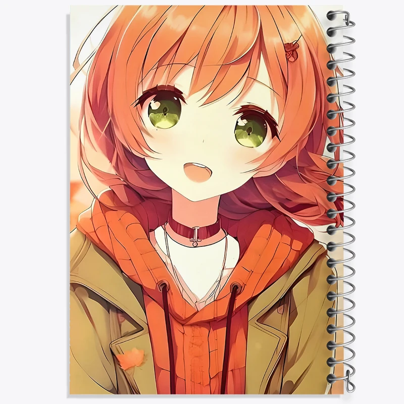 دفتر نقاشی 50 برگ خندالو طرح دختر انیمه ای کد F6043