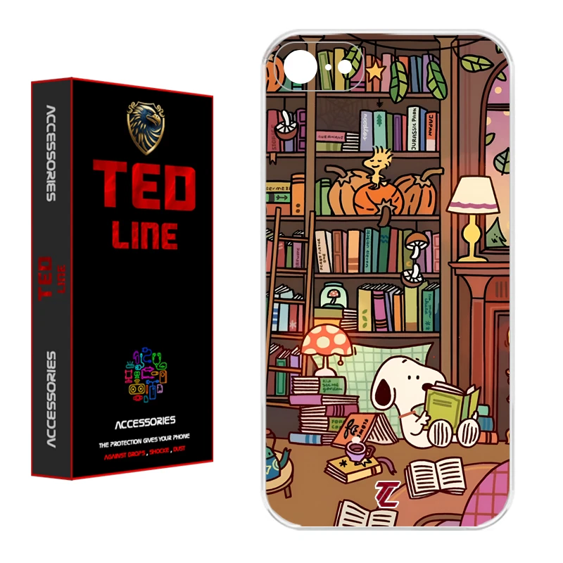 کاور تدلاین طرح اسنوپی کد 1218 مناسب برای گوشی موبایل اپل Iphone 7 / 8 / SE 2020