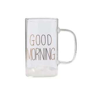 لیوان  مدل good morning gold