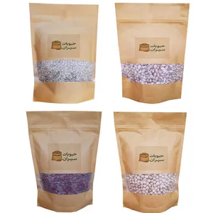 لوبیا چیتی و عدس و نخود و لوبیا قرمز- 450 گرم بسته ۴ عددی