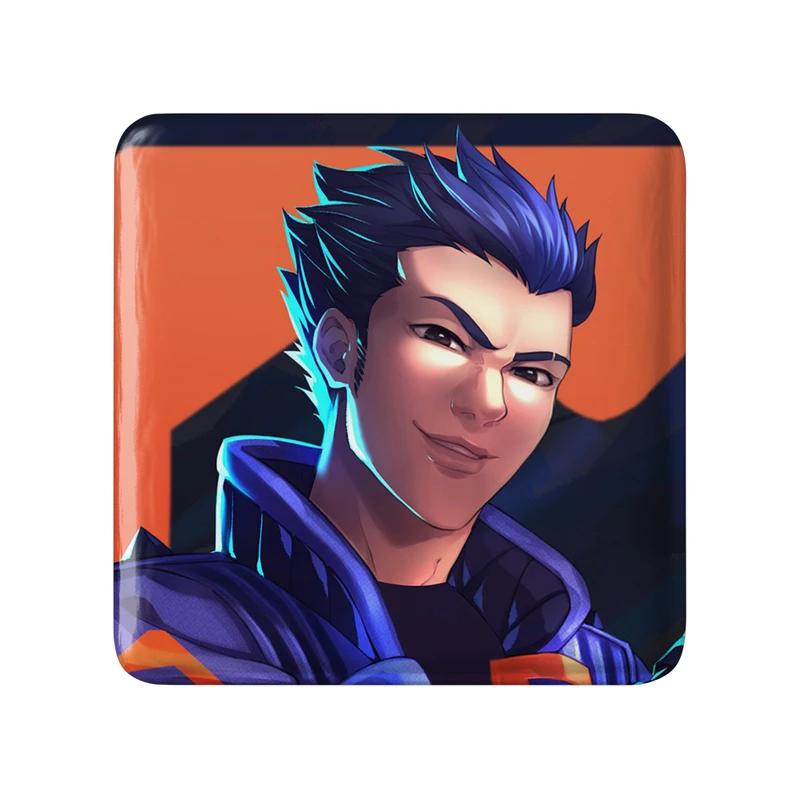 مگنت خندالو طرح بازی ولورانت (Valorant) مدل مربعی کد 33114