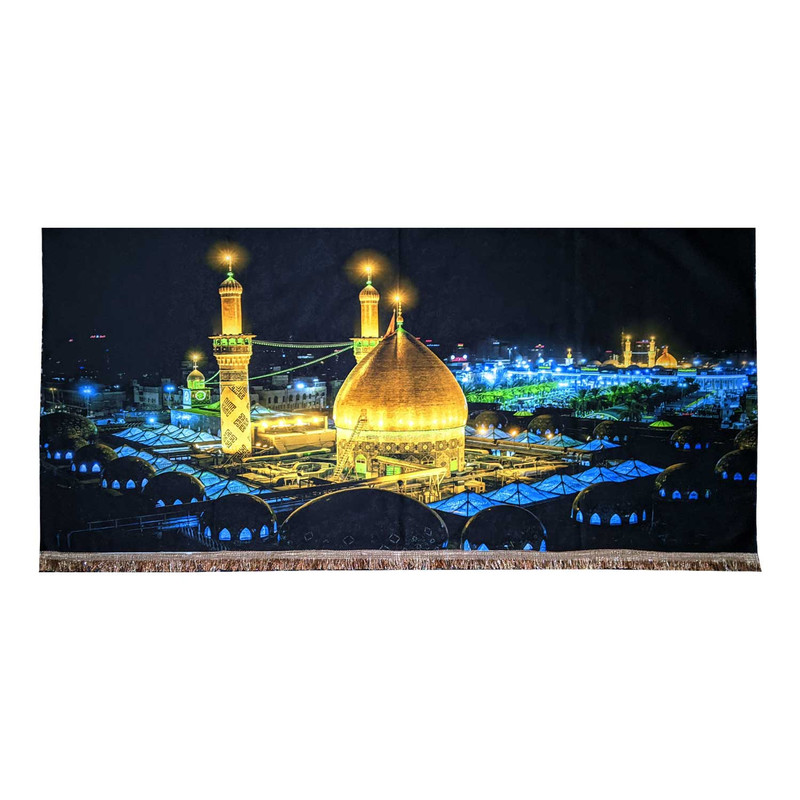 پرچم مدل محرم طرح حرم اباالفضل العباس علیه السلام بین الحرمین