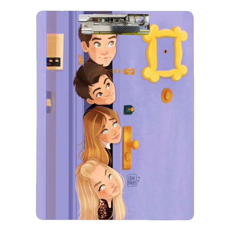 تخته شاسی طرح سریال FRIENDS کد 010 سایز A4