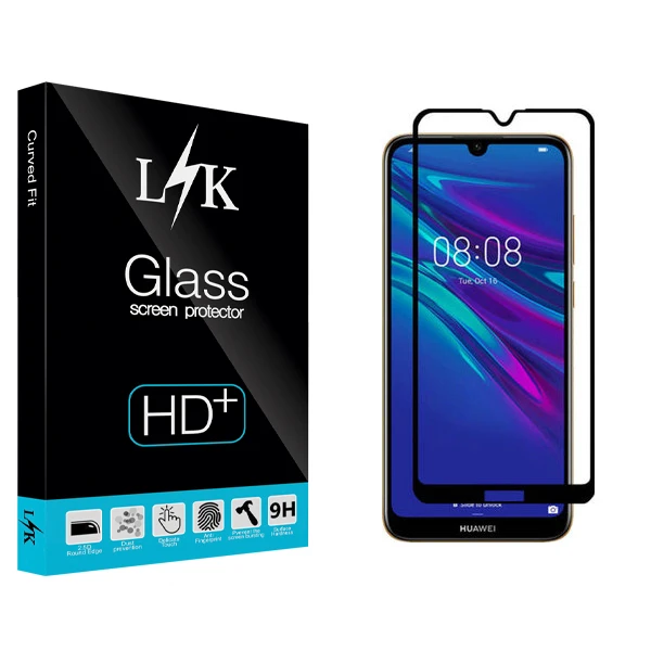 محافظ صفحه نمایش ال کی مدل Hard glass مناسب برای گوشی موبایل هوآوی Y6 2019