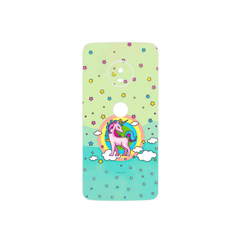 برچسب پوششی ماهوت مدل Rainbow unicorn adventure مناسب برای گوشی موبایل موتورولا Moto G5 Plus
