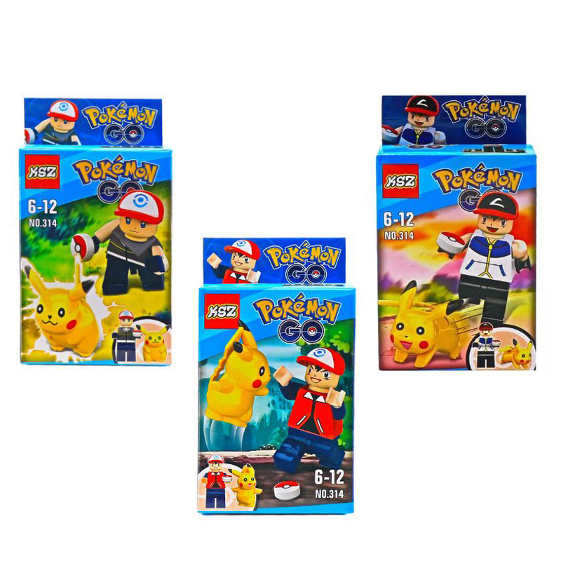 ساختنی کی اس زد مدل Pokemon Go بسته 3 عددی 