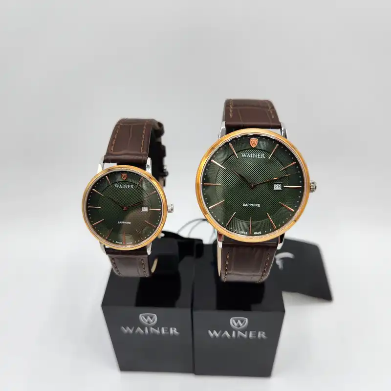 ست ساعت مچی عقربه ای زنانه و مردانه دواینر مدل WA.11411 C WA.11433 C