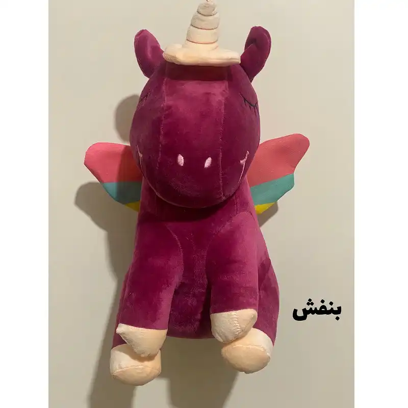 عروسک مدل یونیکورن ارتفاع 36 سانتی متر