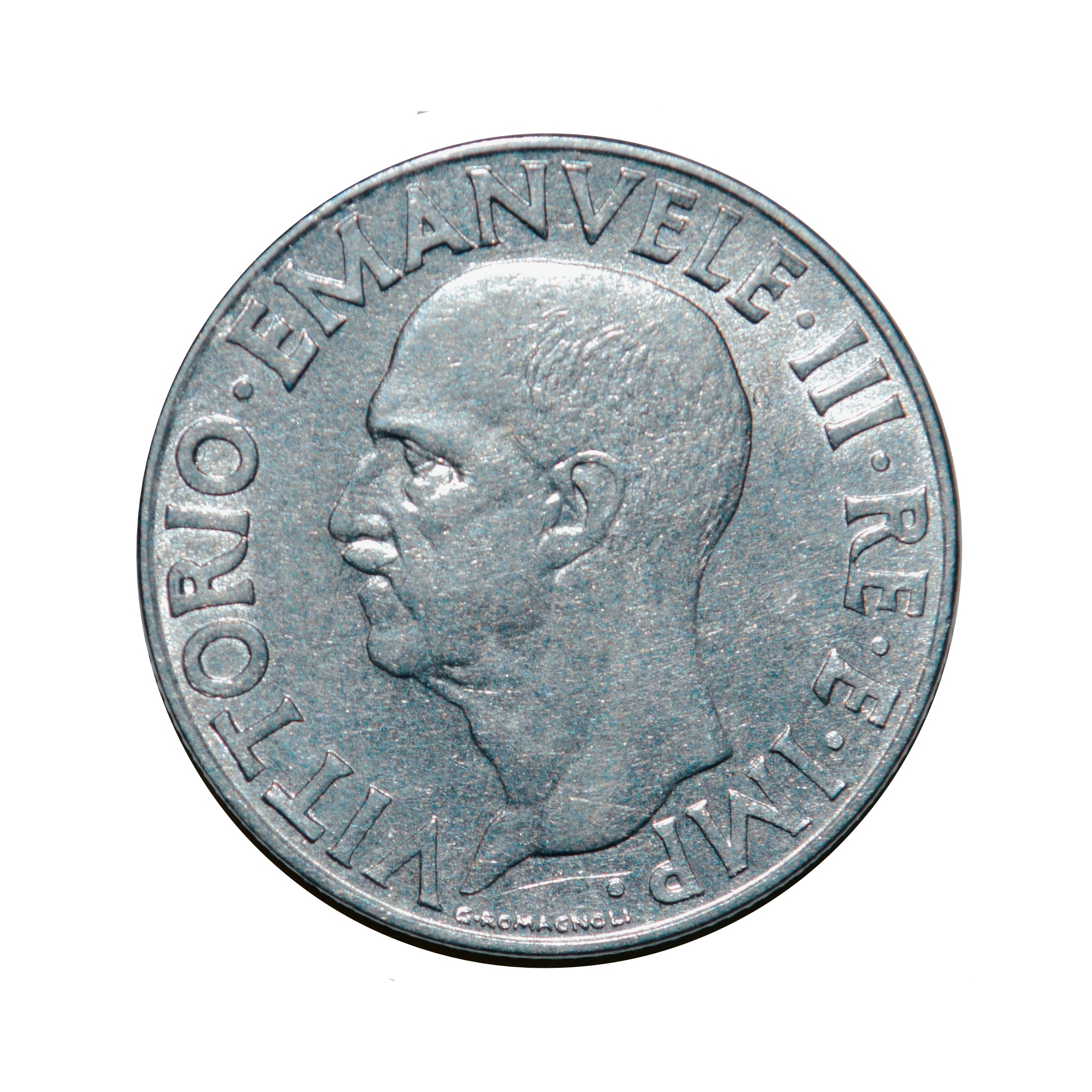 سکه تزیینی طرح کشور ایتالیا مدل یک لیر 1941 میلادی