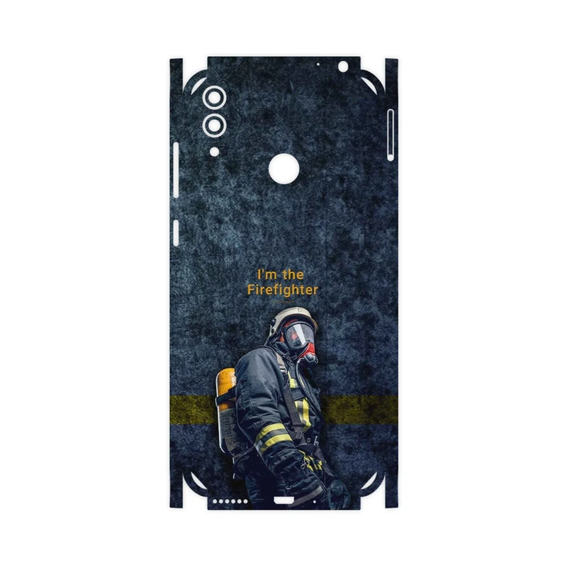 برچسب پوششی ماهوت مدل Firefighter-FullSkin مناسب برای گوشی موبایل آنر 8C